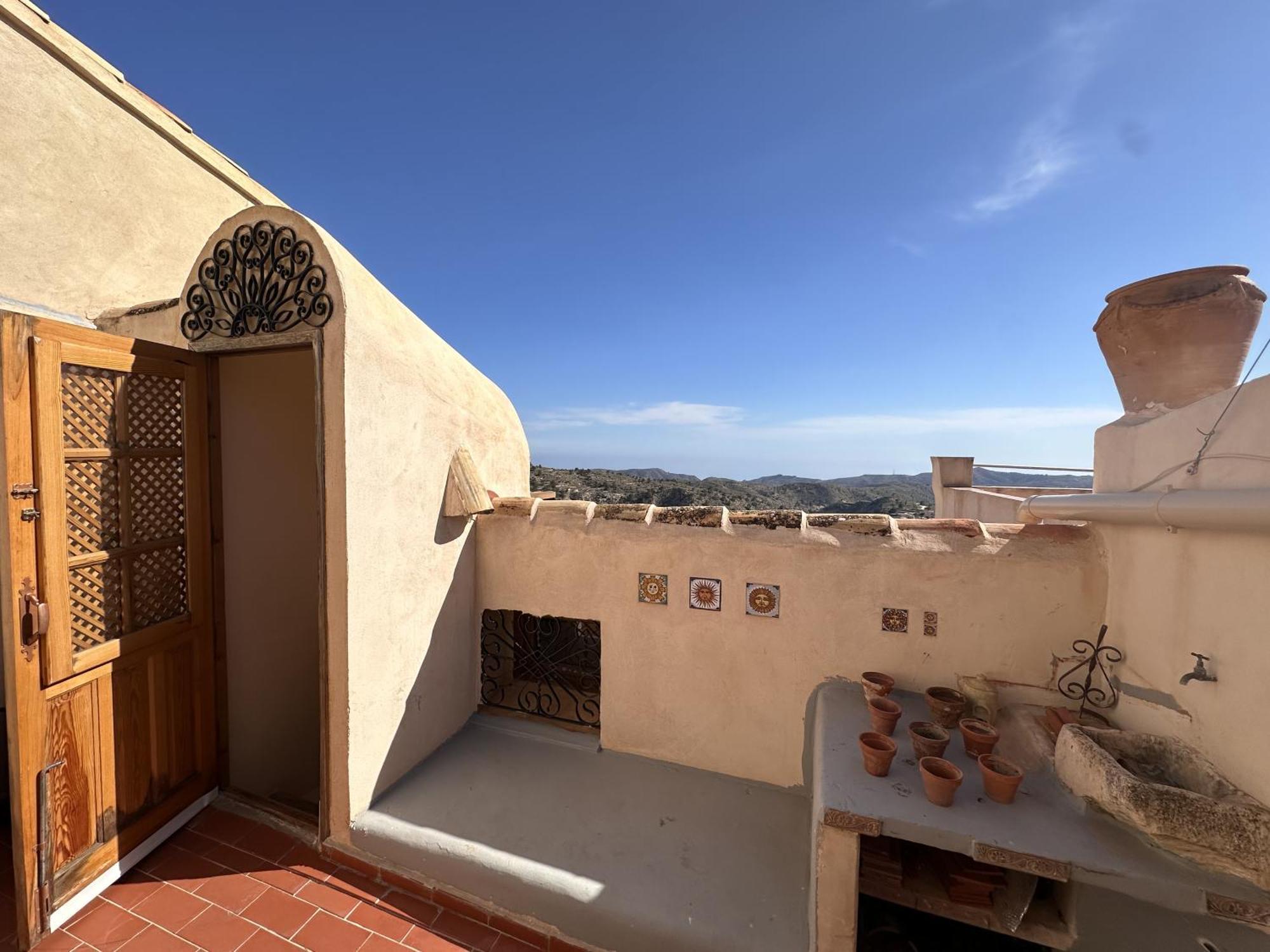 Casa Con Vistas Al Mar Y Patio De Buganvillas Aigues Екстер'єр фото